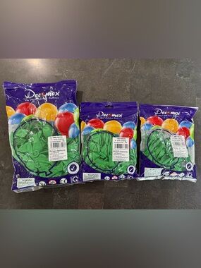 Decomex Green Linking Balloons 11” & 5”